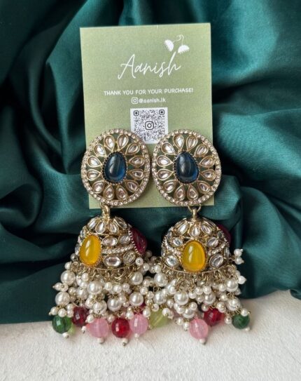 Multicoloured Jhumka