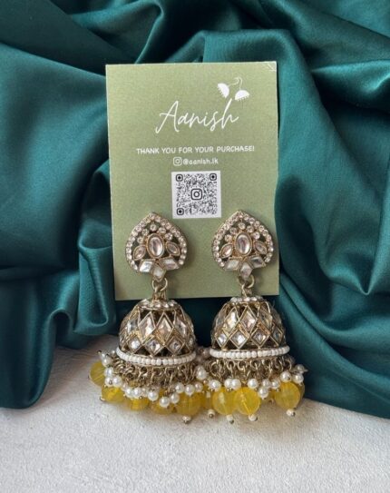 Yellow Jhumka