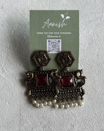 Oxidized Gold Jhumka