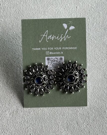 Oxidized Silver Stud