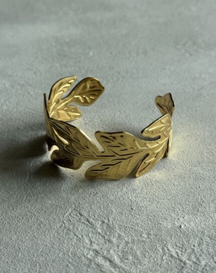 Stainless Steel Gold Bangle Cuff