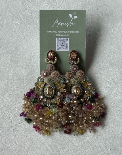 Multicoloured Earring With Beads