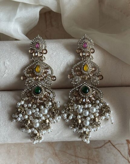Multicoloured Stone Earrings