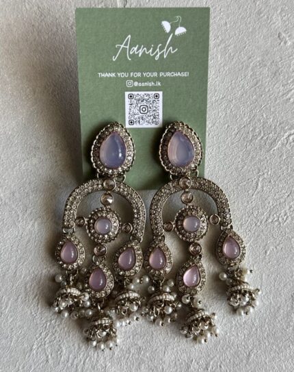 Pink Stone Earring