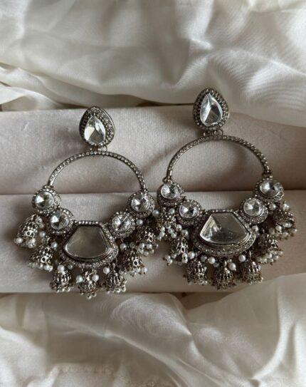 White Stone Earring