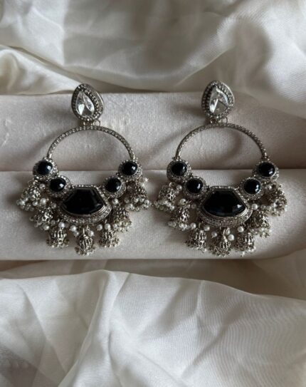 Black Stone Earrings