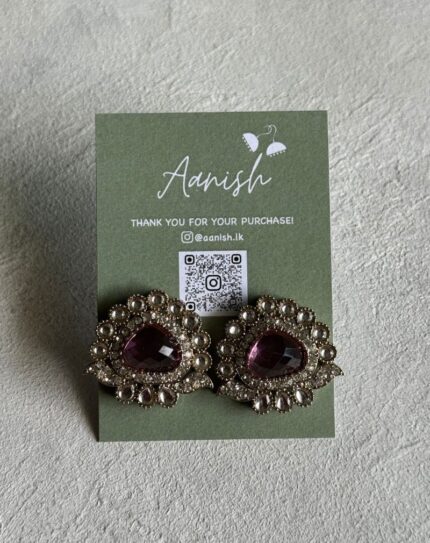 Plum Purple Stud