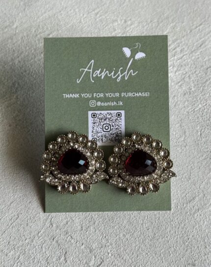 Dark Red Stud