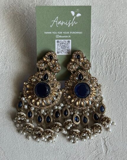 Ink Blue Earring