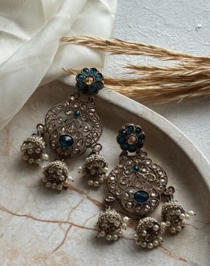 Blue Stone Earring