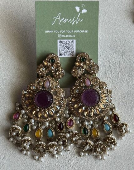 Multicoloured Earring