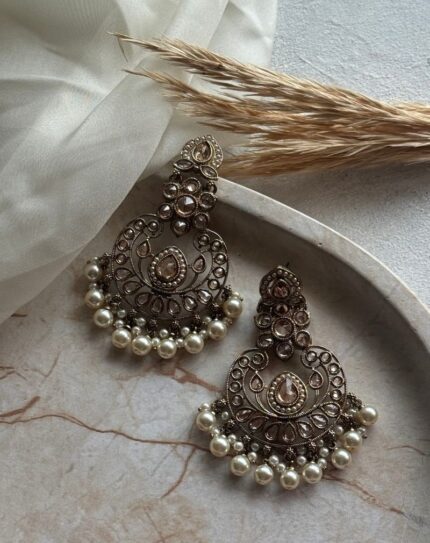 Golden Stone Earrings