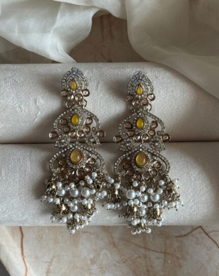 Yellow Stone Earring