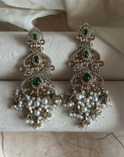 Green Stone Earring