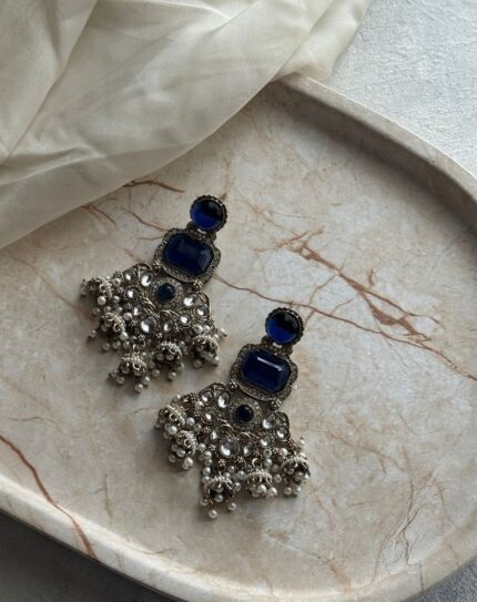 Blue Stone Earring