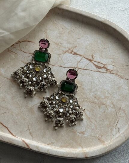 Multicoloured Statement Earrings