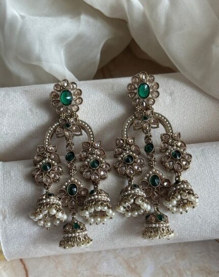 Green Stone Earring