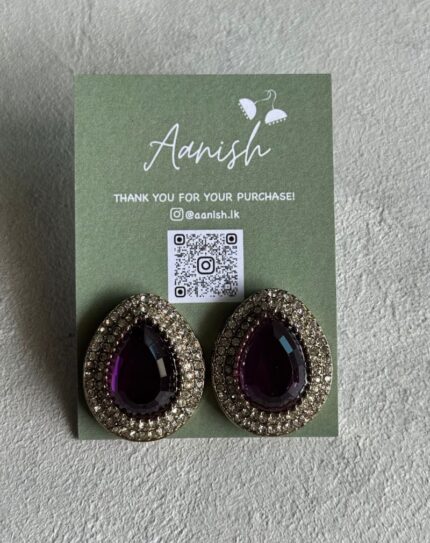Plum Purple Stud