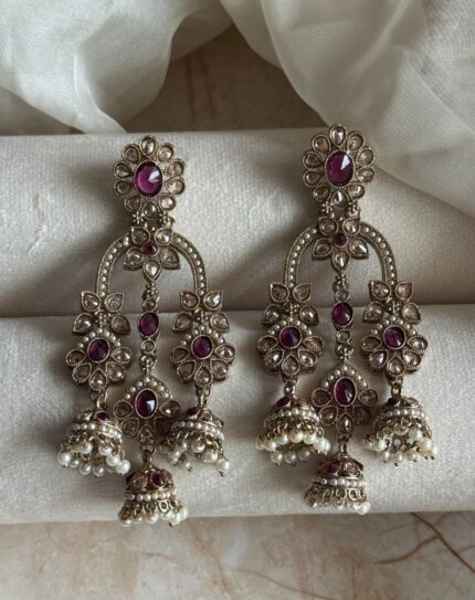 Purple Earrings
